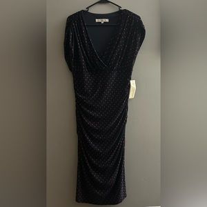 NWT Evan Picone polka dot vintage dress